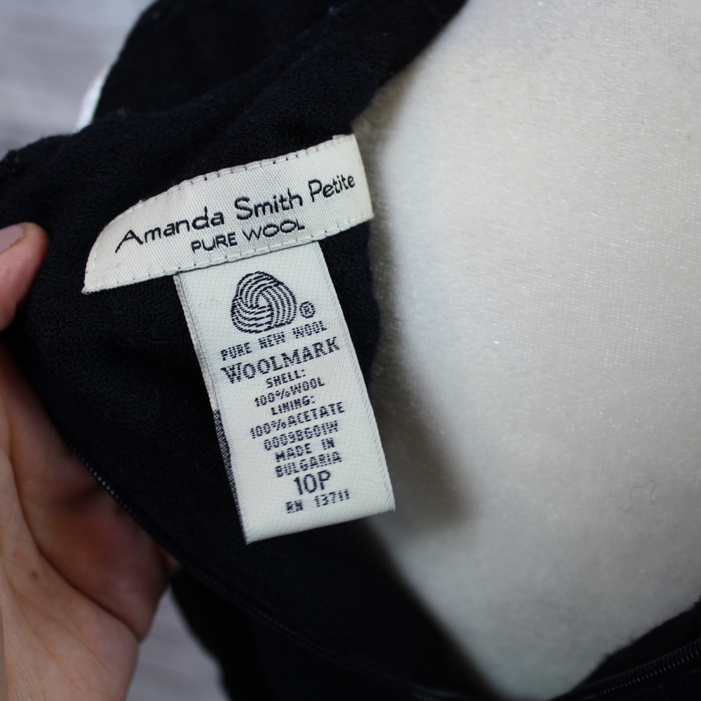 Amanda Smith Pure Wool 10P Sheath Dress - Picture 2 of 4